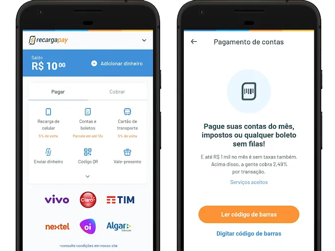 Segunda Via Contas App
