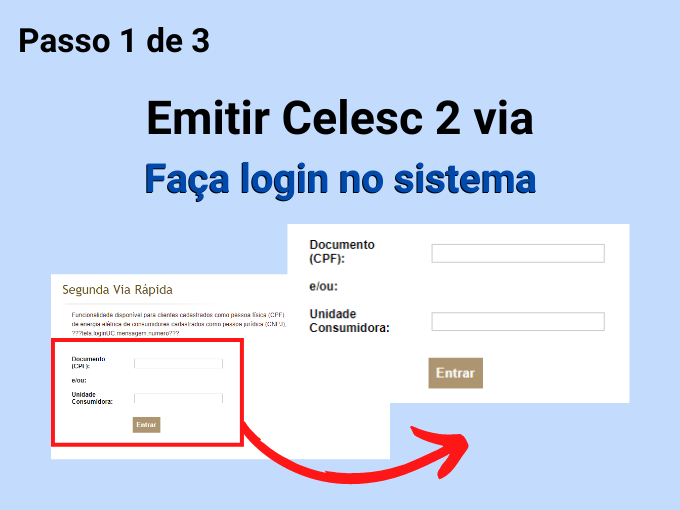Faça login no sistema