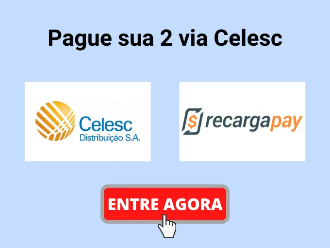 Pague Celesc 2 via com RecargaPay