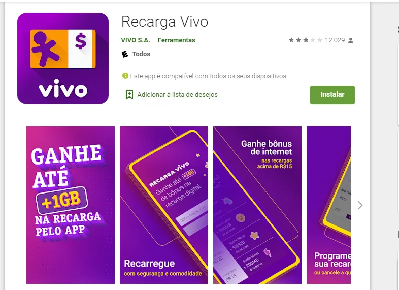 Recarga Vivo App
