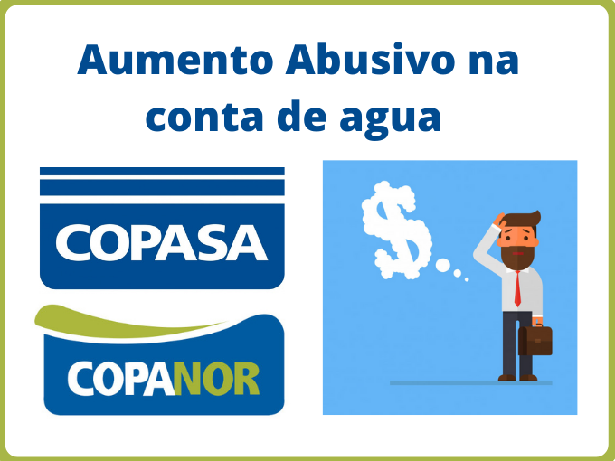 aumento abusivo conta de agua