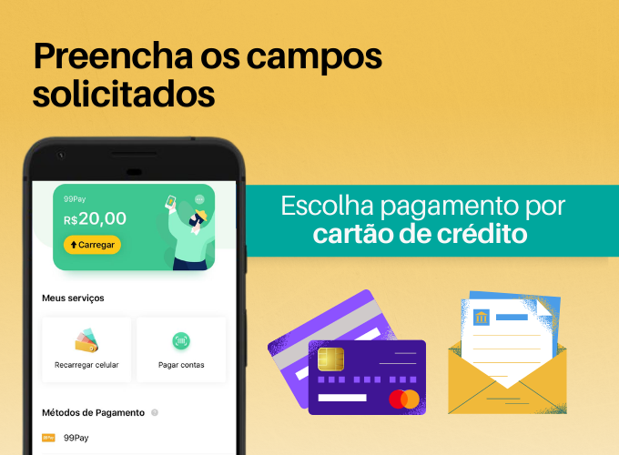 Pix Cartão 99 pay