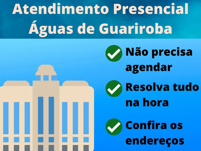 atendimento presencial aguas de guariroba