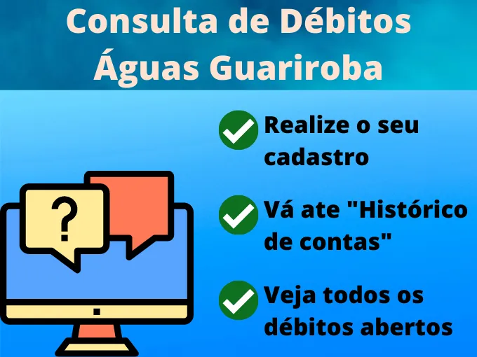 consulta de débitos aguas de guariroba
