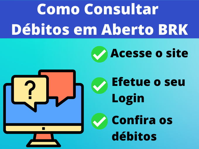 como consultar débitos em aberto brk