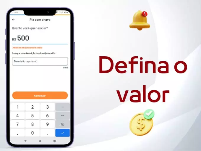 Defina o valor