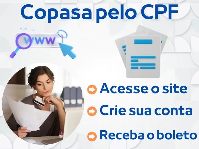 Copasa 2ª via: emissão e pagamento em até 12x