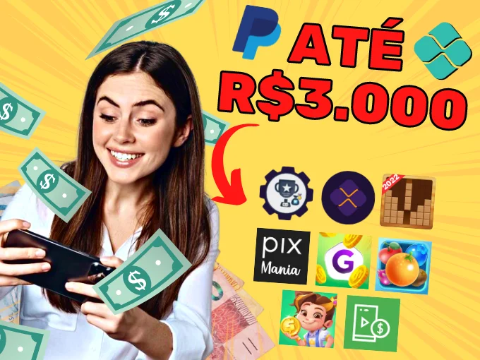 Apps e jogos para Ganhar Dinheiro no Celular 