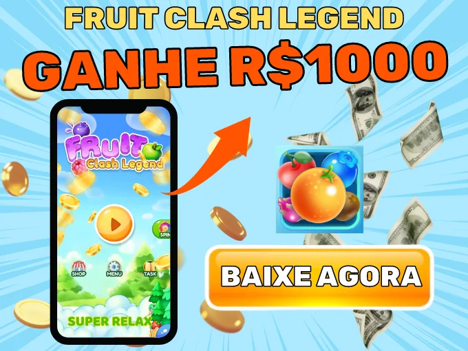 Fruit Clash Legend: receba até R$1.000 jogando