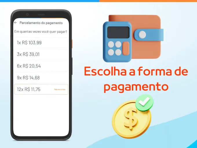 Passo 5 emitir segunda via Copel sem senha: selecione a forma de pagamento