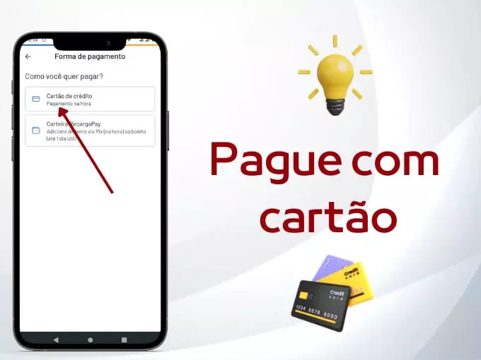 Pague com cartão o seu Pix